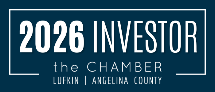 2026 Investor in the Angelina County Chamber of Commerce